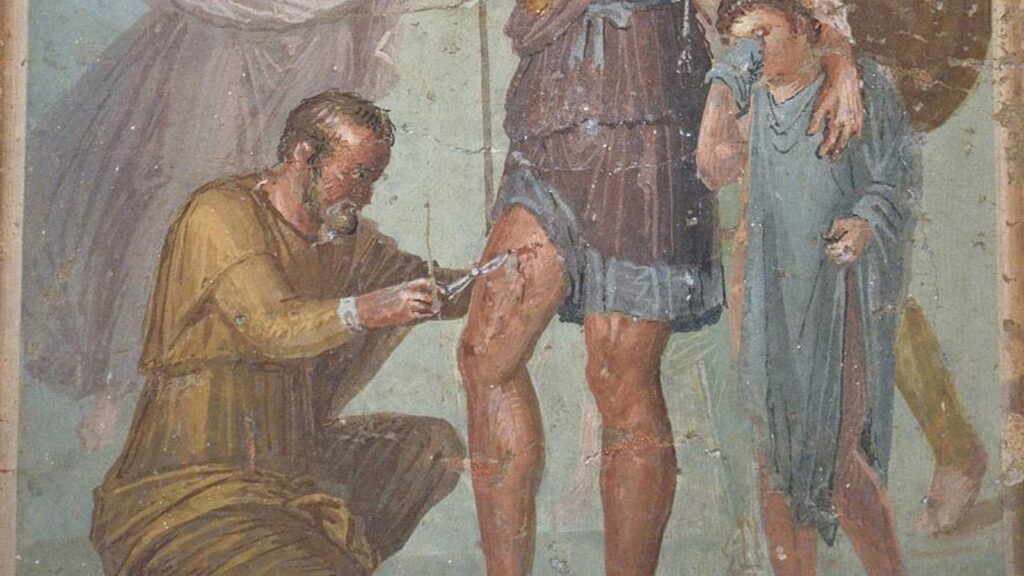 Tratamiento de heridas en la antigüedad con remedios naturales