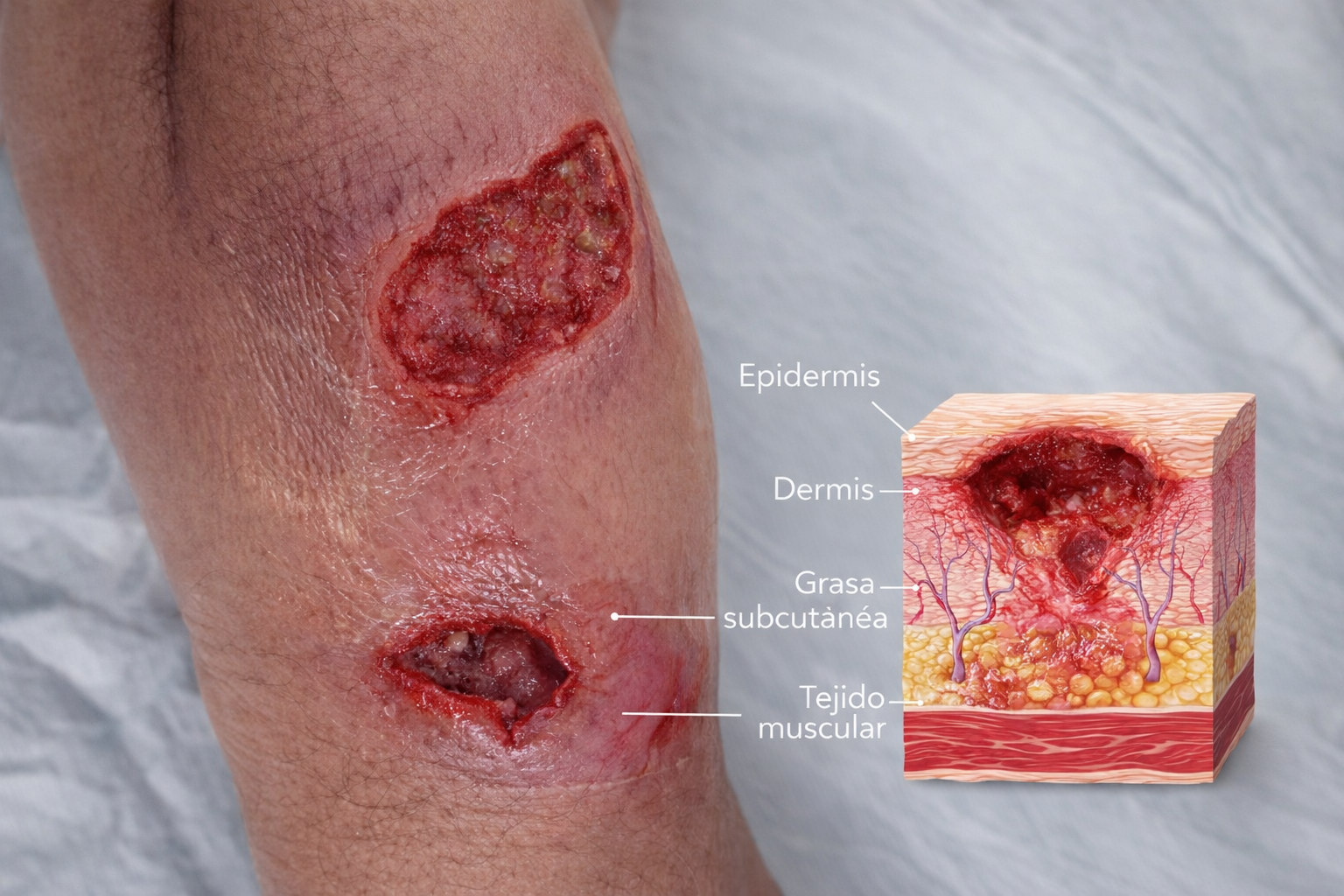 Tratamiento de heridas sin regenerislaser