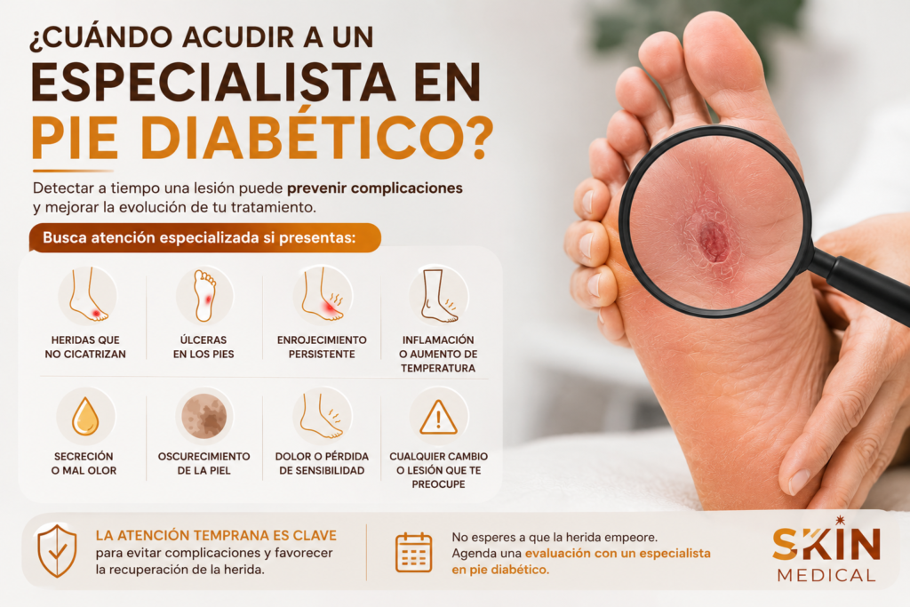 ¿Cuándo acudir a un especialista en pie diabético?
