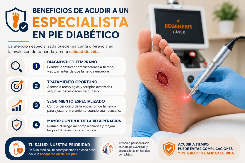 Beneficios de acudir a un especialista en pie diabético