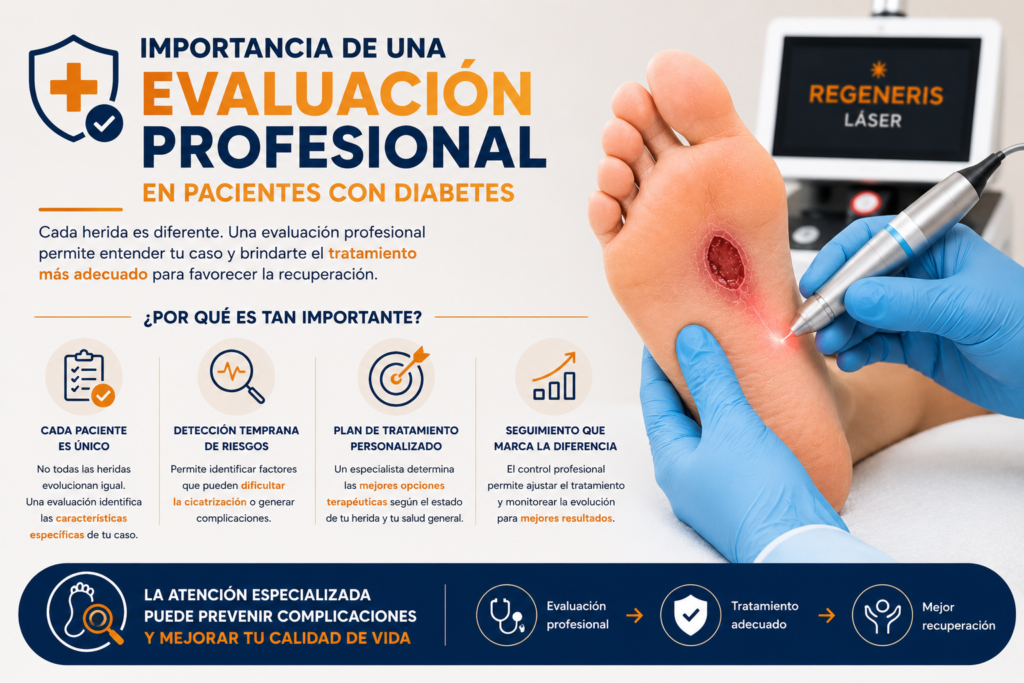 Importancia de una evaluación profesional en pacientes con diabetes