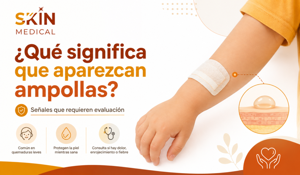 ¿Qué significa que aparezcan ampollas?
