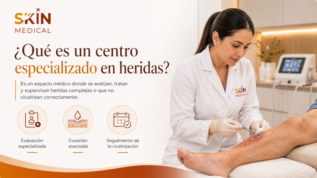¿Qué es un centro especializado en heridas?