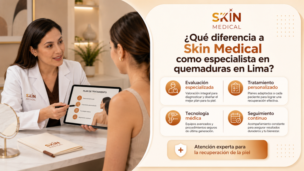 ¿Qué diferencia a Skin Medical como especialista en quemaduras en Lima?
