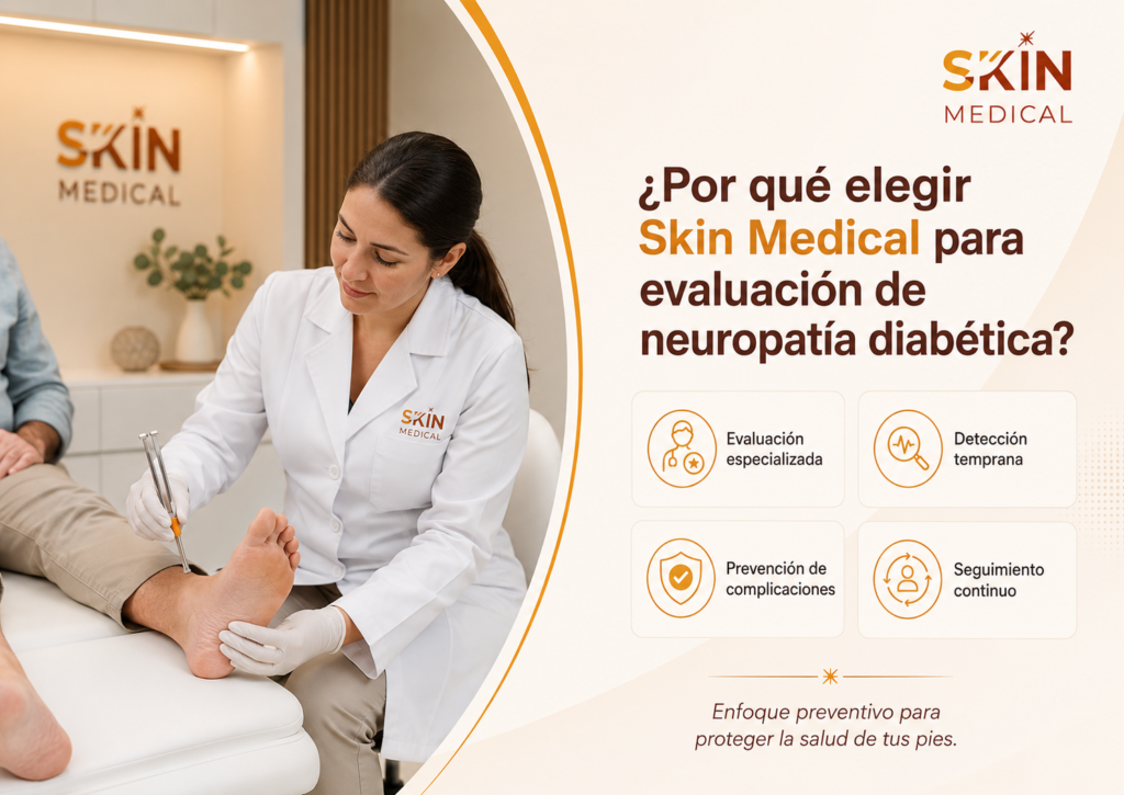 ¿Por qué elegir Skin Medical para evaluación de neuropatía diabética?​