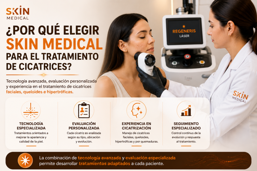 tratamiento especializado para cicatrices en Skin Medical