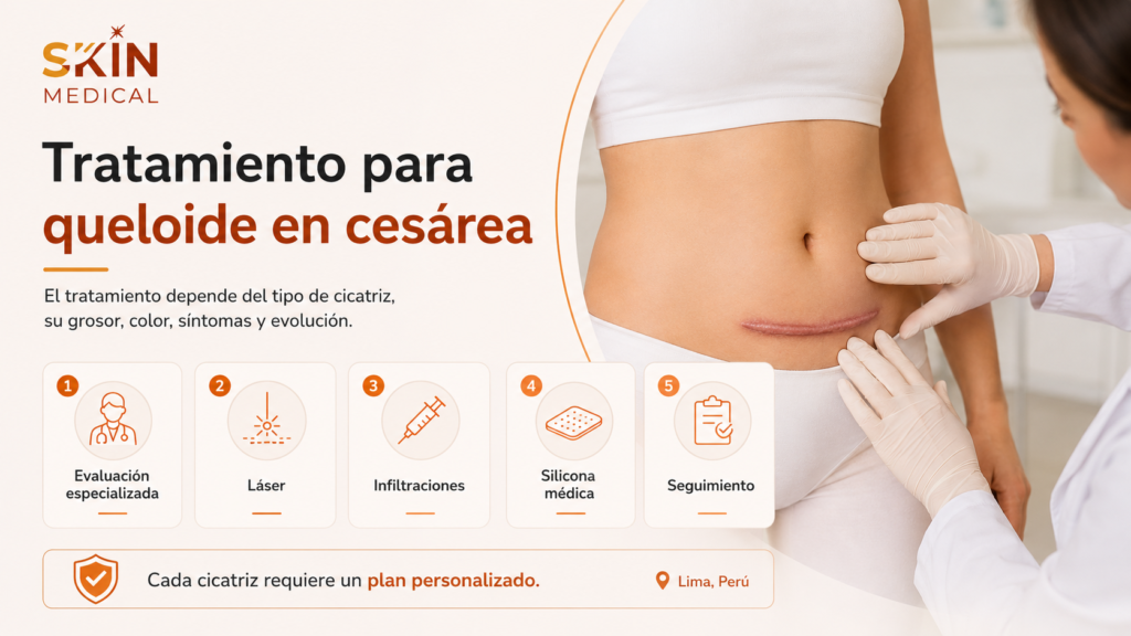 Tratamiento para queloide en cesárea