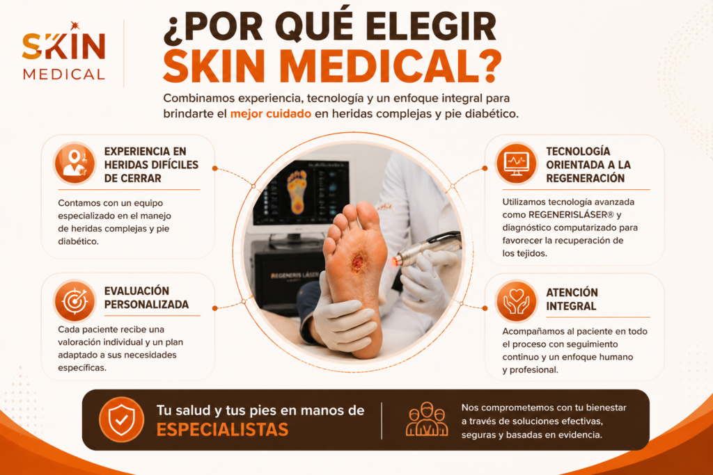 Por qué elegir a Skin Medical para un tratamiento de pie diabético