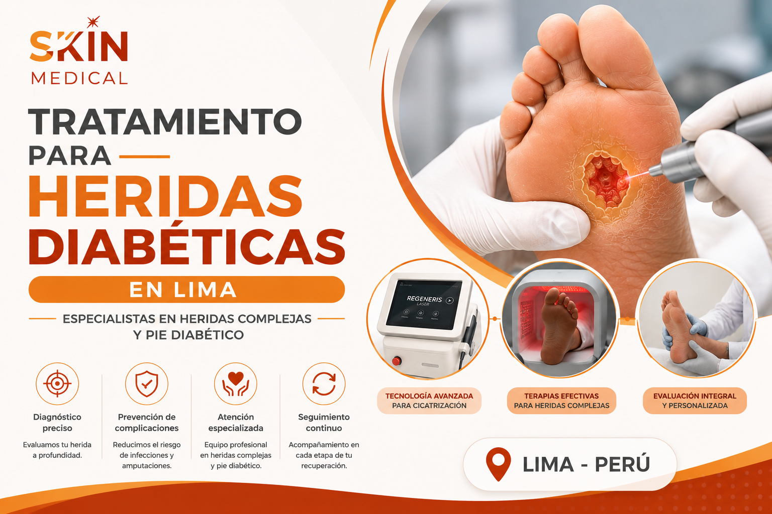 Tratamiento para Heridas Diabéticas en Lima