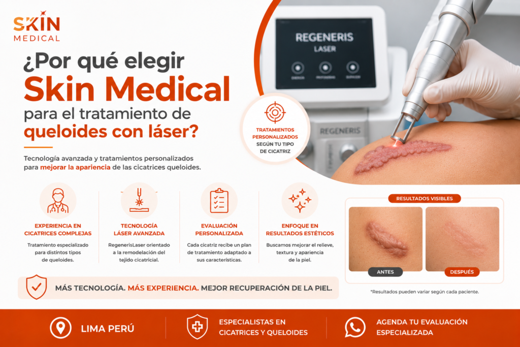 ¿Por qué elegir Skin Medical para el tratamiento de queloides con láser?​