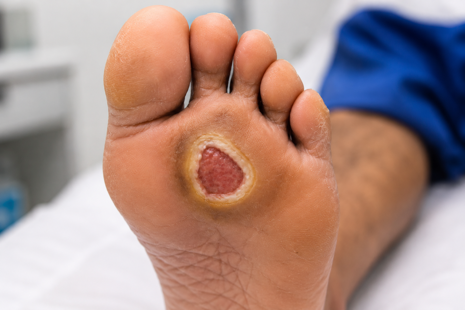 Lesiones por neuropatía diabética