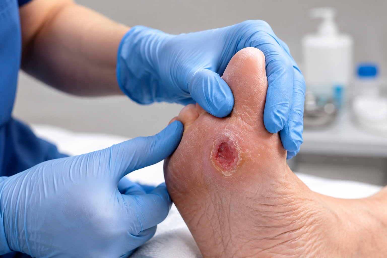 Evaluación de infección en pie diabético