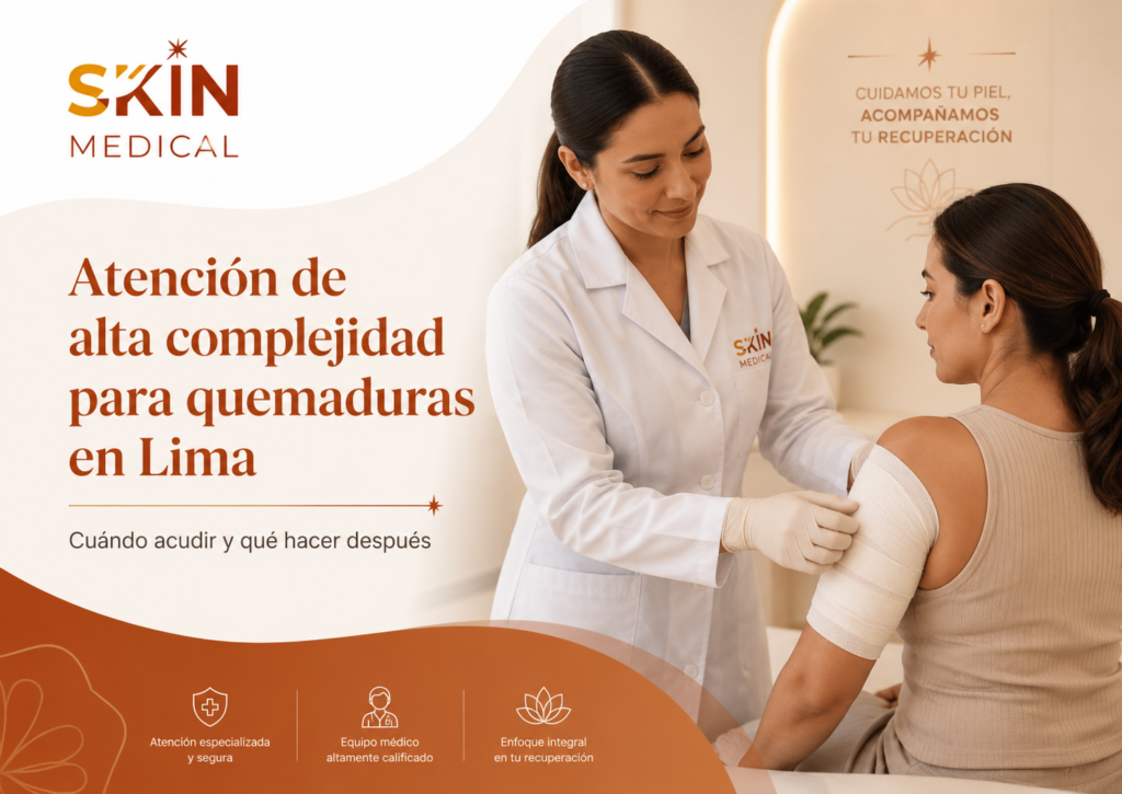 Atención de alta complejidad para quemaduras en Lima: cuándo acudir y qué hacer después