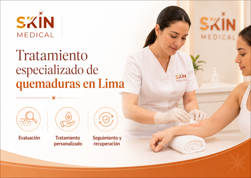 Tratamiento especializado de quemaduras en Lima