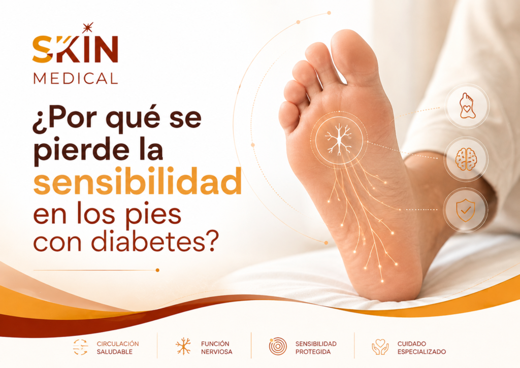 ¿Por qué se pierde la sensibilidad en los pies con diabetes?