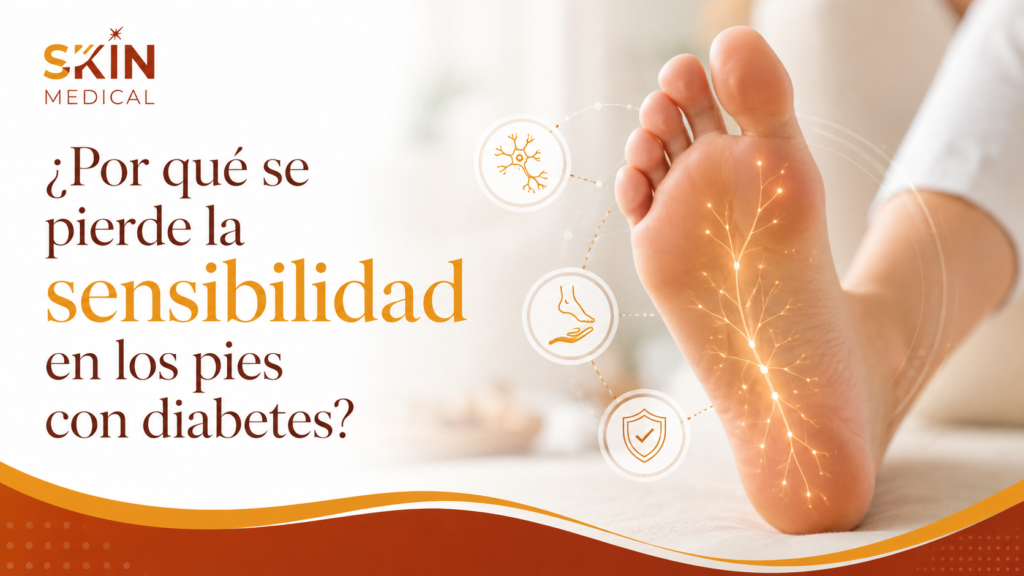 ¿Por qué se pierde la sensibilidad en los pies con diabetes?