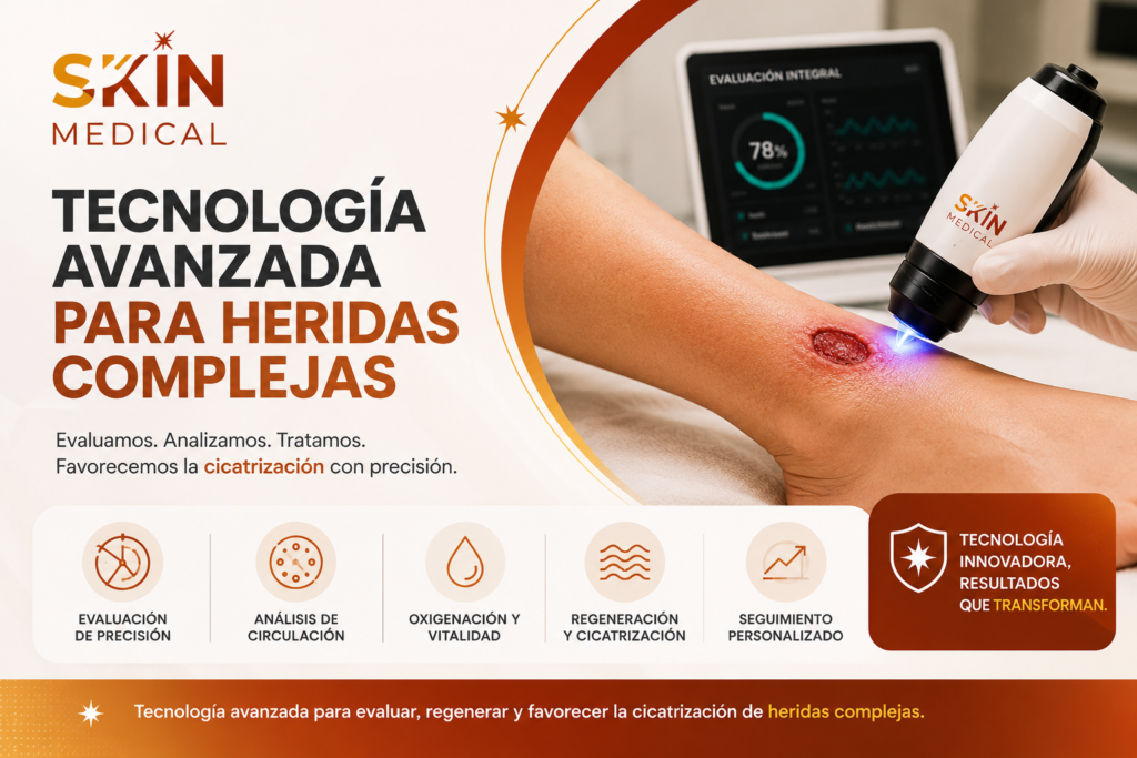 Tecnología avanzada para heridas complejas: innovación para evaluar y favorecer la cicatrización