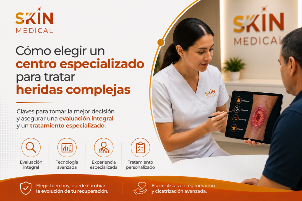 Cómo elegir un centro especializado para tratar heridas complejas