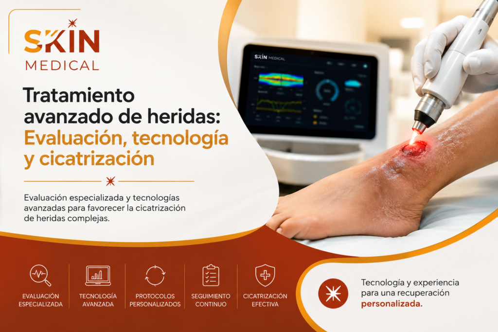 Tratamiento avanzado de heridas: Evaluación, tecnología y cicatrización