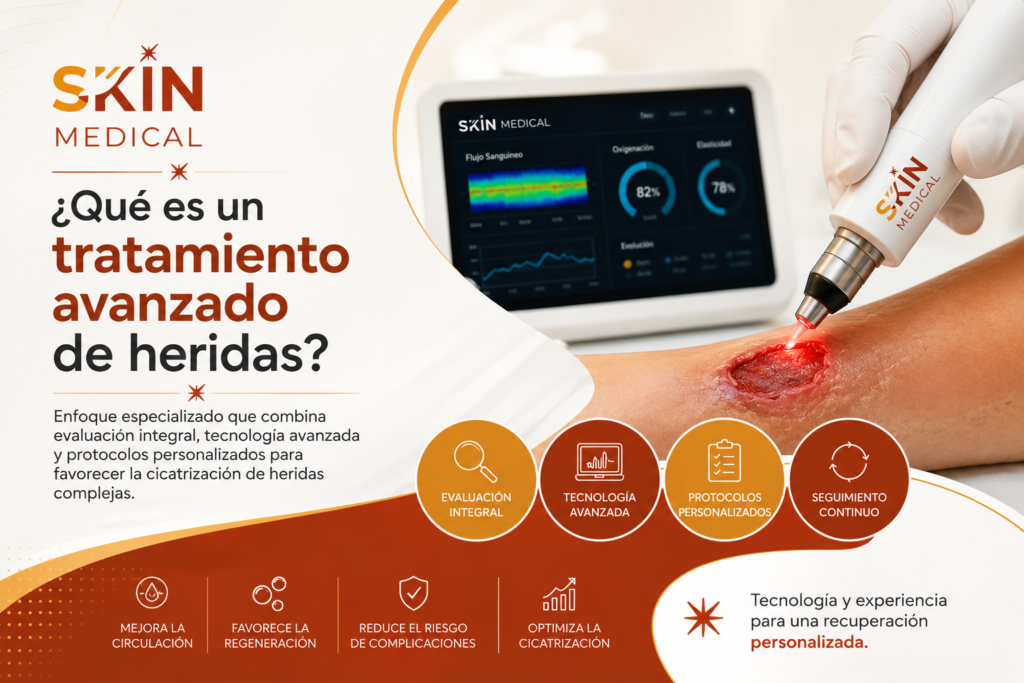 ¿Qué es un tratamiento avanzado de heridas?