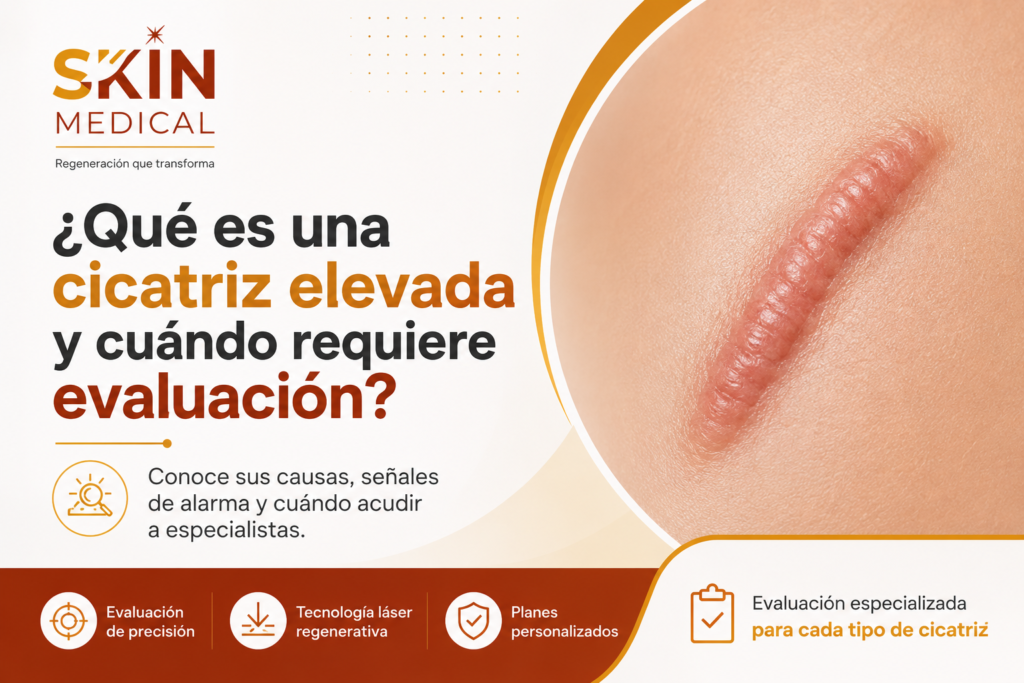 ¿Qué es una cicatriz elevada y cuándo requiere evaluación?