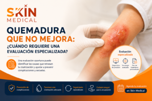Quemadura que no mejora: ¿Cuándo requiere una evaluación especializada?
