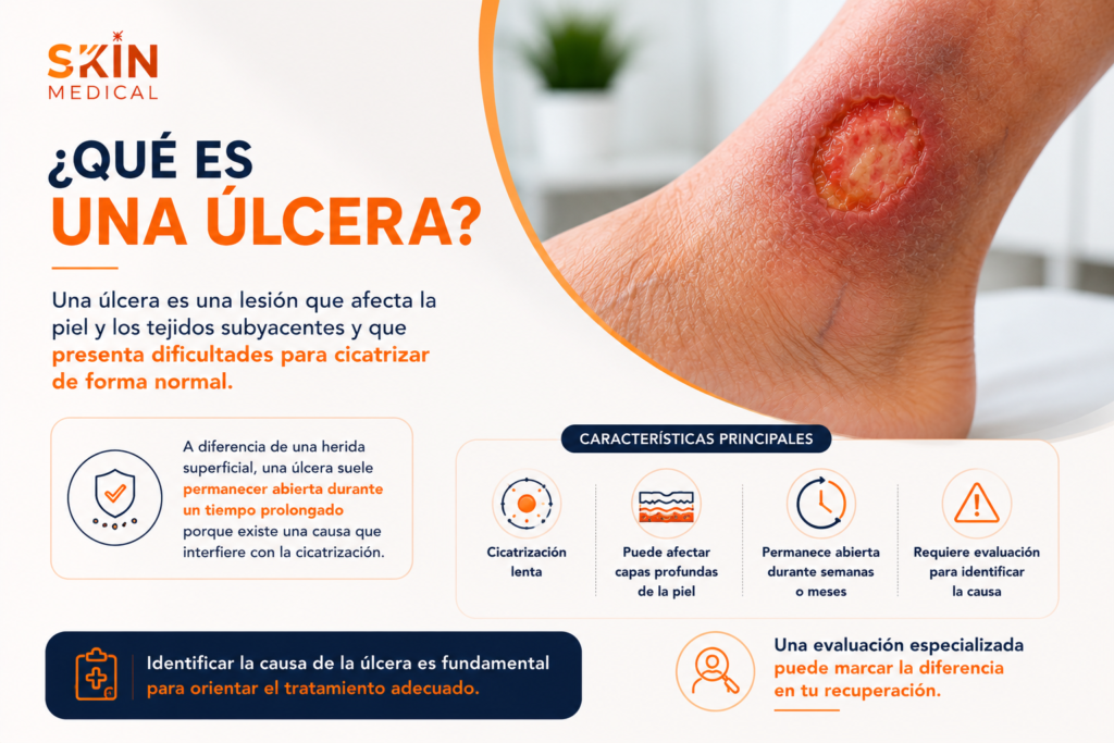 ¿Qué es una úlcera?