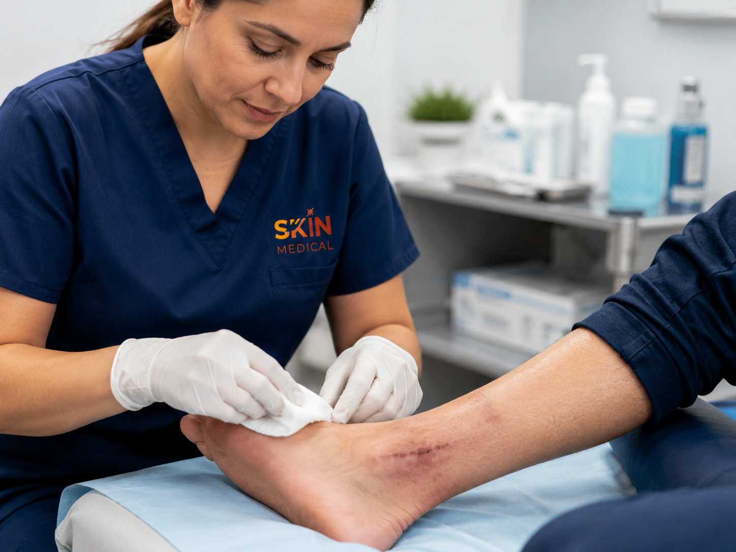 Tratamiento de heridas por trauma