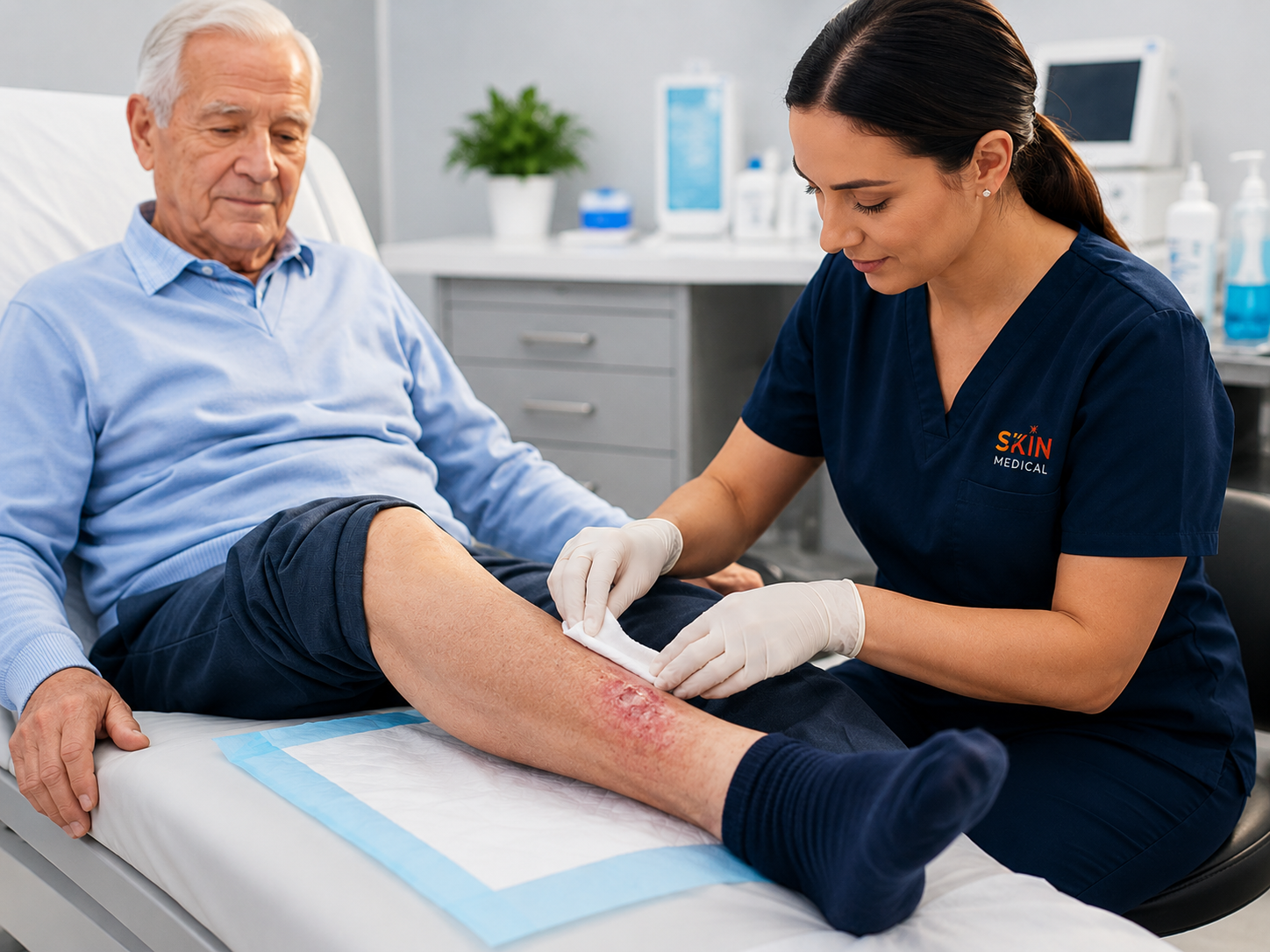 Tratamiento de heridas en adultos mayores