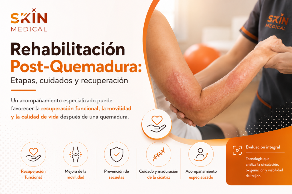 Rehabilitación Post-Quemadura: Etapas, cuidados y recuperación