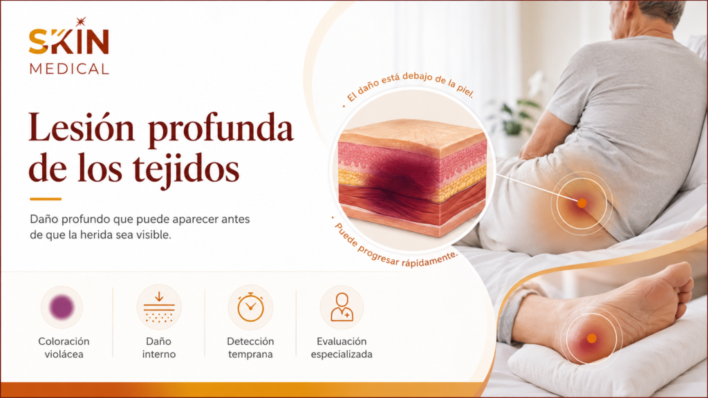Lesión profunda de los tejidos