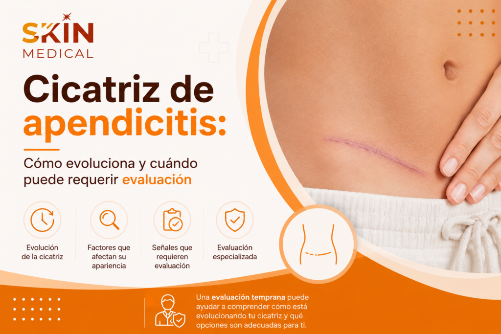 Cicatriz de apendicitis: Cómo evoluciona y cuándo puede requerir evaluación