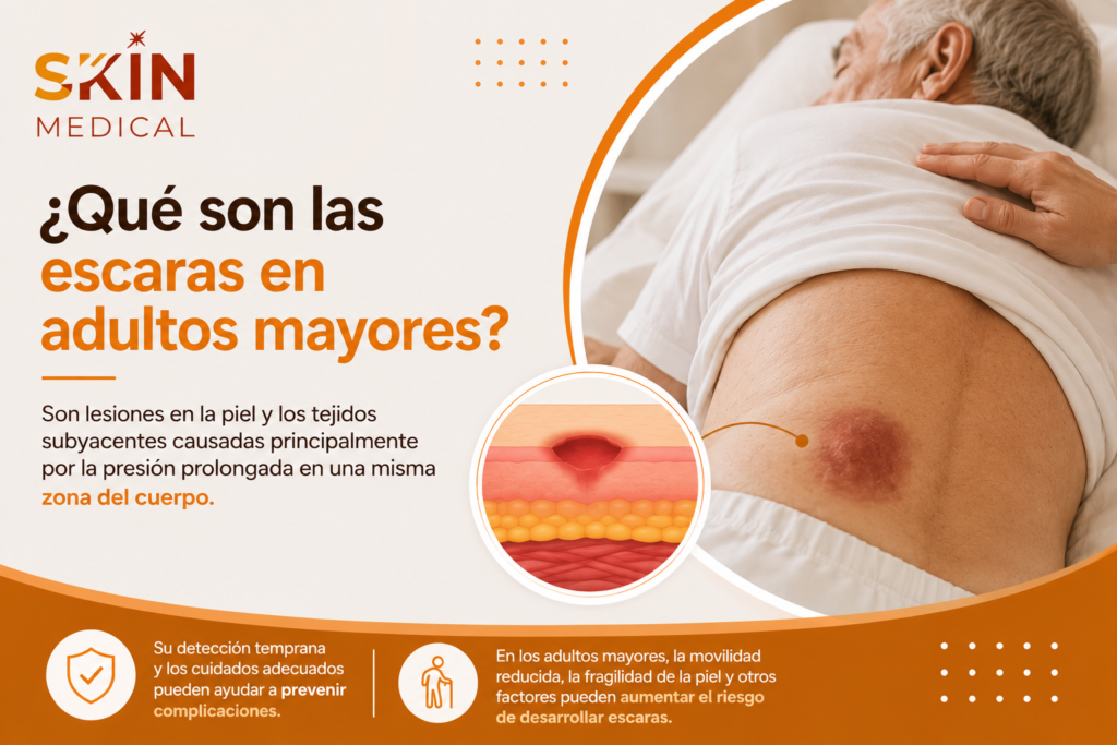 ¿Qué son las escaras en adultos mayores?