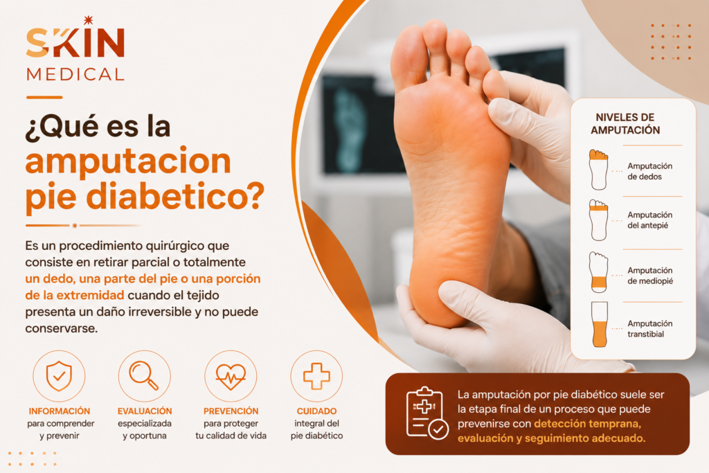 ¿Qué es la amputacion pie diabetico?