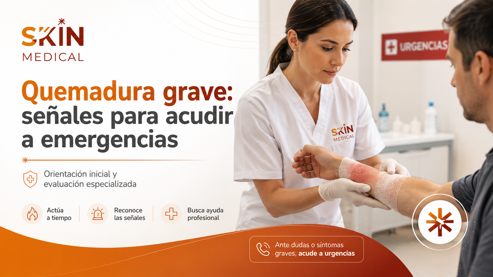 Quemadura Grave: Cuándo Ir a Emergencias