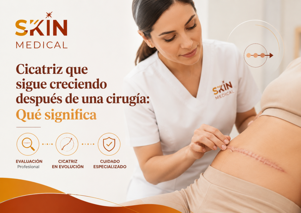 Cicatriz que sigue creciendo después de una cirugía: Qué significa