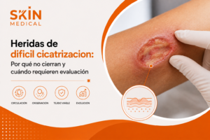 Heridas de dificil cicatrizacion: Por qué no cierran y cuándo requieren evaluación