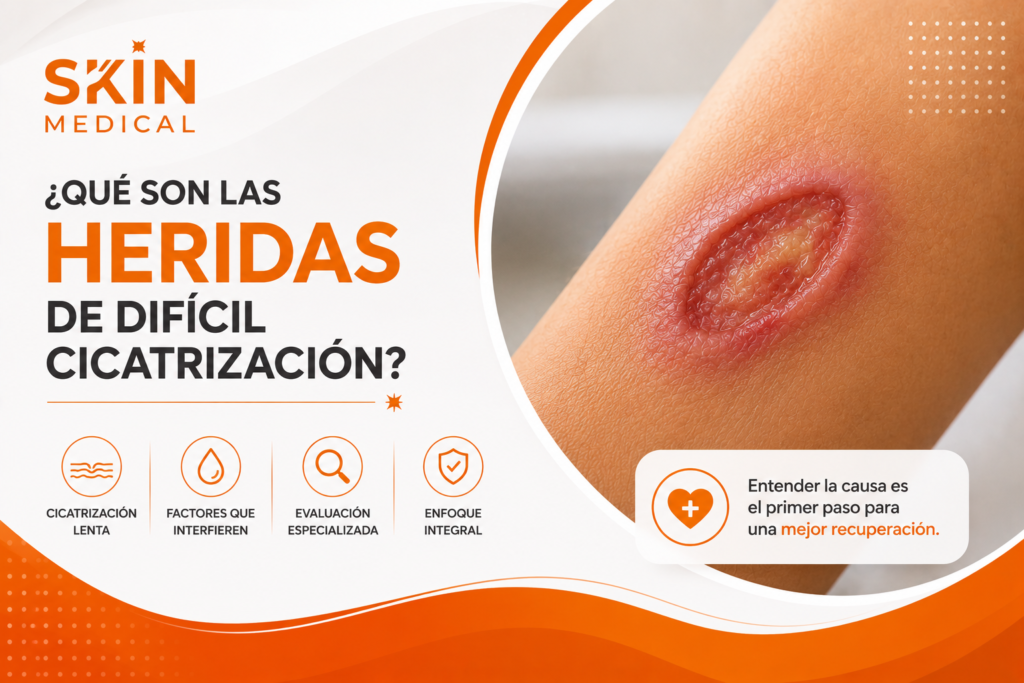 ¿Qué son las heridas de dificil cicatrizacion?