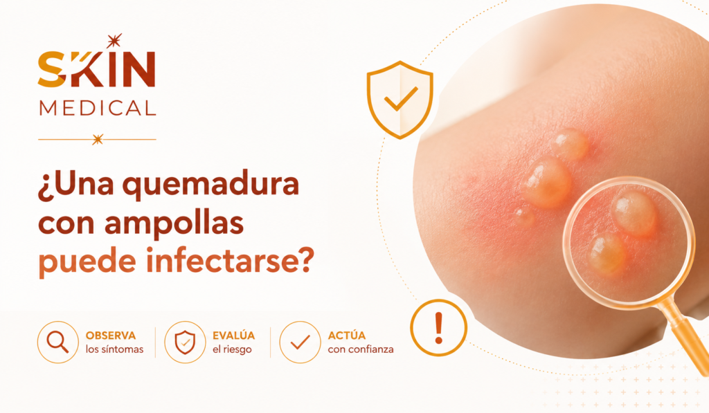 ¿Una quemadura con ampollas puede infectarse?