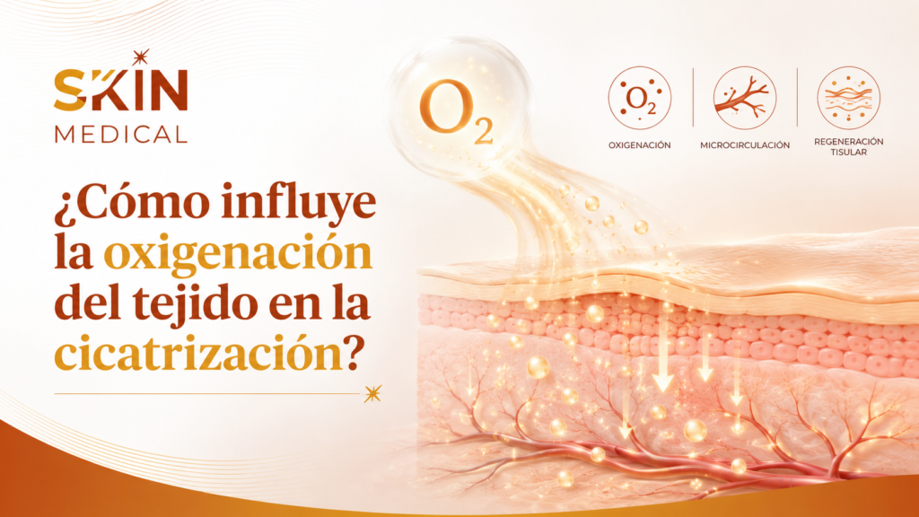 ¿Cómo influye la oxigenación del tejido en la cicatrización?