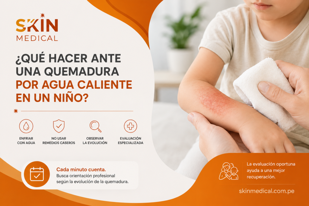 ¿Qué hacer ante una quemadura por agua caliente en un niño?