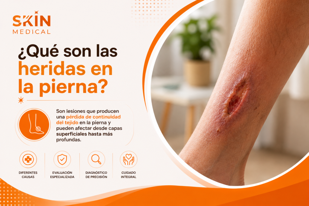 ¿Qué son las heridas en la pierna?