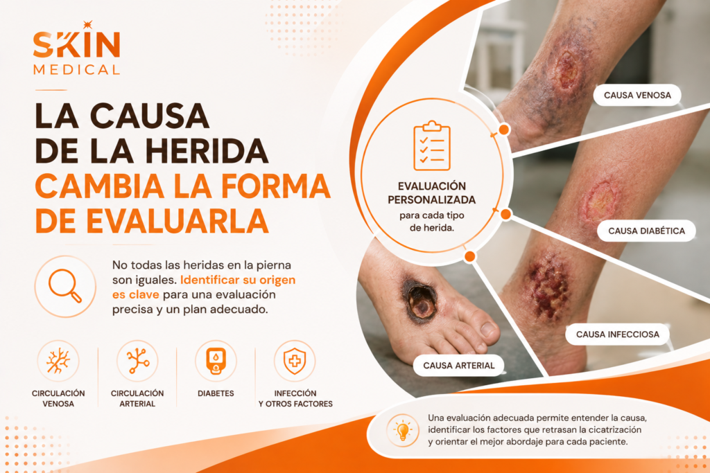 La causa de la herida cambia la forma de evaluarla