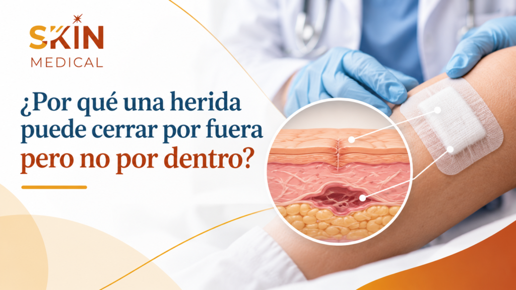 ¿Por qué una herida puede cerrar por fuera pero no por dentro?