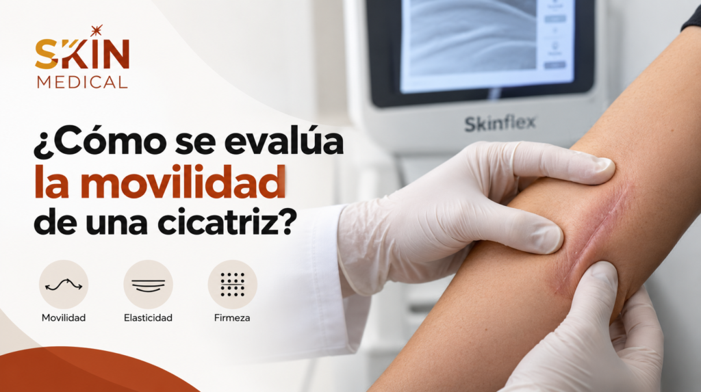 ¿Cómo se evalúa la movilidad de una cicatriz?