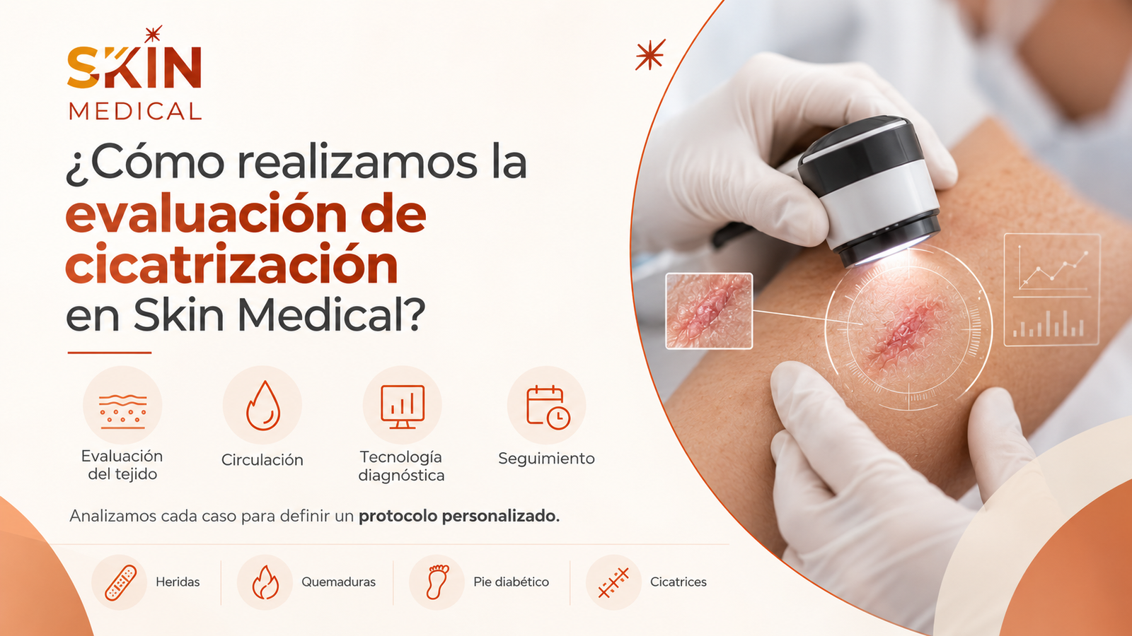 ¿Cómo realizamos la evaluación de cicatrización en Skin Medical?