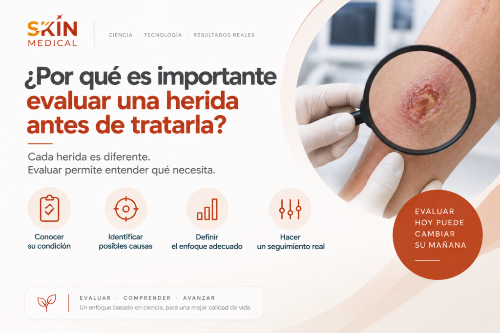 ¿Por qué es importante evaluar una herida antes de tratarla?​