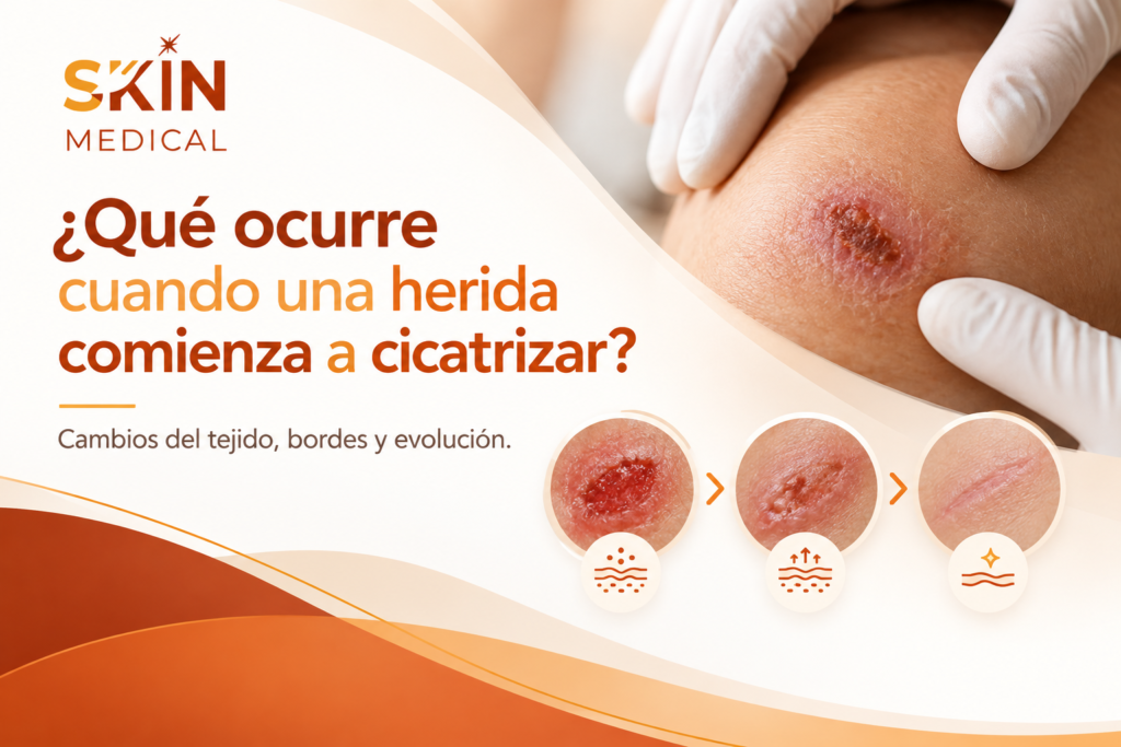 ¿Qué ocurre cuando una herida comienza a cicatrizar?