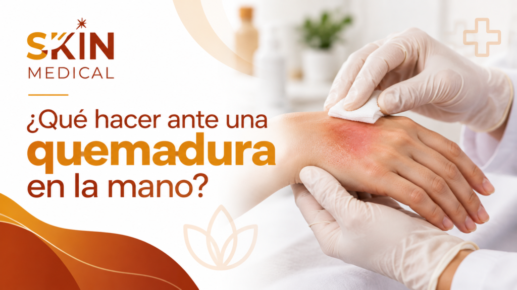 ¿Qué hacer ante una quemadura en la mano?