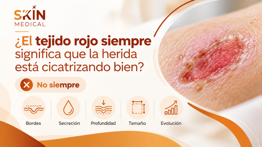 Herida cicatrizando, no siempre es buena.